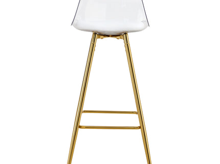 Stylish Upholstered Bar Chairs With Metal Leg