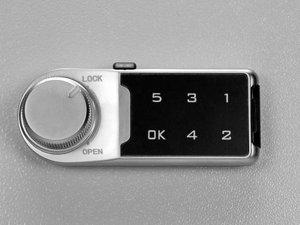 400 Keys Adjustable Key Lock Box With Digital Lock - Gray