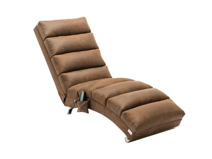 Massage Chaise Lounge Indoor With Remote Control, Ergonomic Electric Massage Lounger