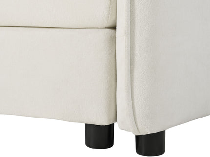 Modern Comfy Deep Seat Modular Sectional Sofa Cloud Couch With Ottoman
