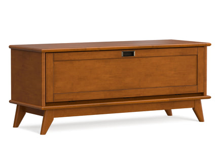 Draper - Flip Down Storage Bench - Teak