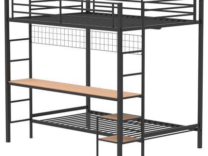 Barham - Workstation Bunk Bed With Integrated Desk