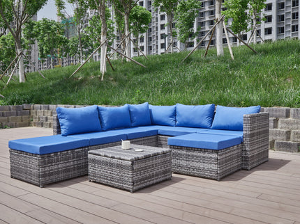 Patio Sofa With Cushions