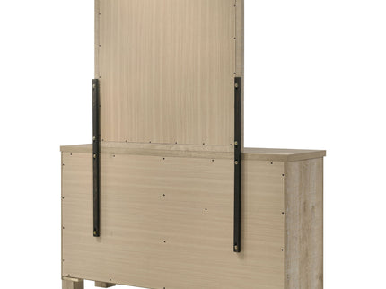 Sansome - 6 Drawer Dresser With Mirror - Oak