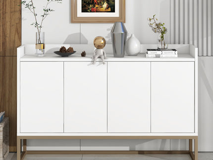 Modern Sideboard Elegant Buffet Cabinet With Large Storage Space For Dining Room, Entryway