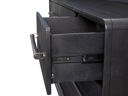 9 Drawer Dresser - Black
