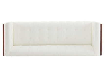 Contemporary 3 Seater Sofa With Tufted Design
