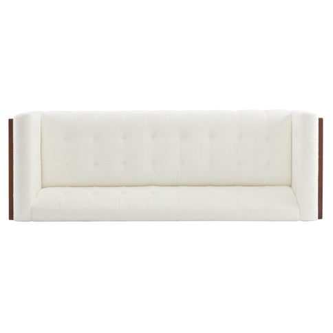 Contemporary 3 Seater Sofa With Tufted Design