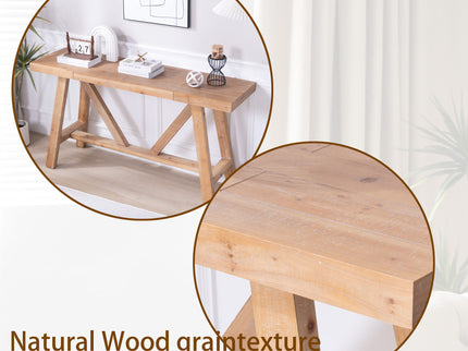 A-Frame Console Table - Natural
