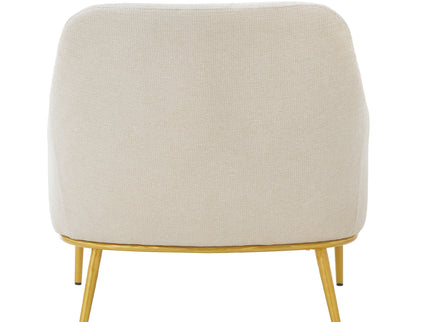 Modern Elegance Accent Chair With Curved Backrest