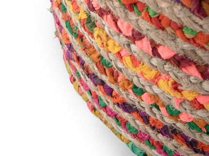 Margo - Handcrafted Round Pouf