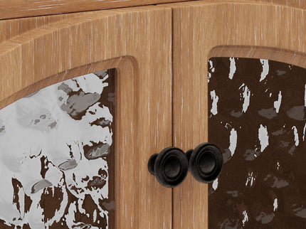 Vintage Farmhouse Bathroom Vanity With Ceramic Sink