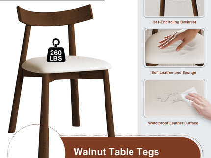 Retro Kitchen Island Set With Chairs, Extendable & Rotating Table, 4 Drawers & Door Cabinets