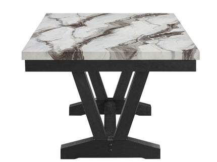 Panda - Dining Table And Trestle Base - Black