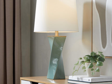 Curvo - Square Contemporary Table Lamp