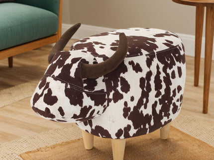 Cow Shaped Ottoman Footstool