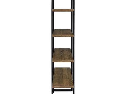 Mystrene - 4 Shelf Bookcase With Open Shelving Design - Black