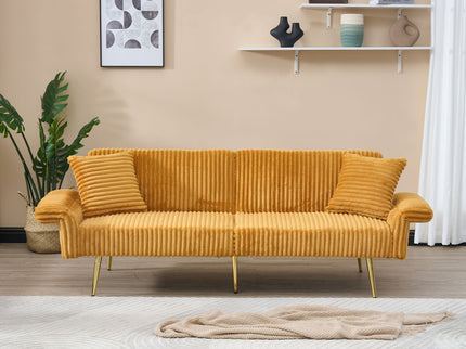 Luxury Foldable Double Sofa Bed With Folding Armrests