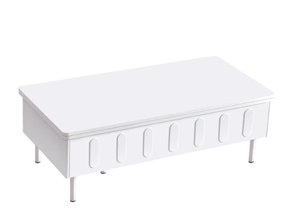 Lift Top Coffee Table With 2 Drawers With Hidden Storage Compartment For Living Room