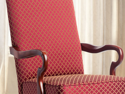 Delaney - Elegant Gooseneck Arm Chair With High Back