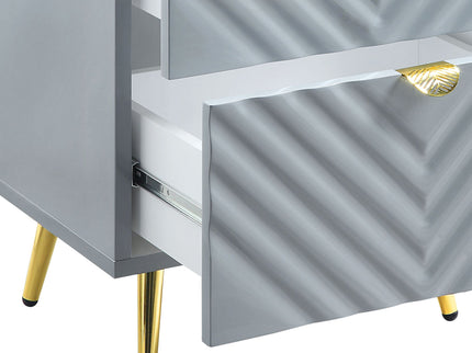 Gaines - High Gloss Nightstand