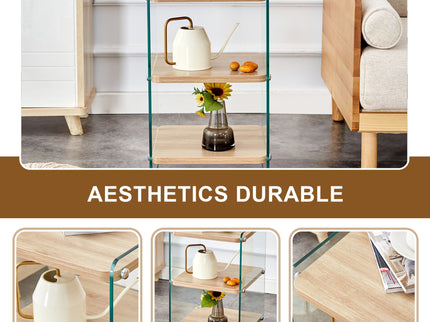 Modern 3 Layer Bedside Cabinet With Storage Function