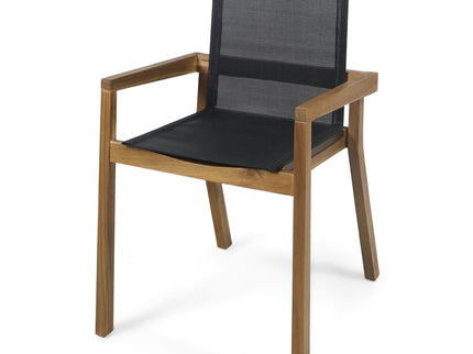 Belfast - Dining Chair With Acacia Wood Frame And Seating (Set of 2)