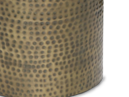 Corbin - Hammered Metal Side Table