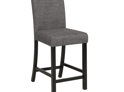 5 Piece Counter Height Table Set, Square Table And 4 Upholstered Chairs