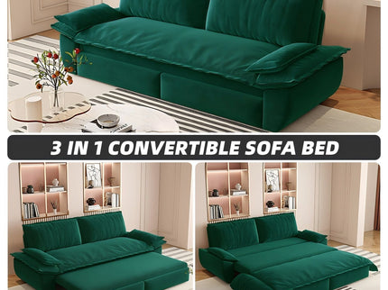 Queen Pull Out Bed, 3 In 1 Convertible Sleeper Sofa