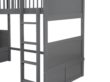 Bunk Bed With Loft And 2 Drawers