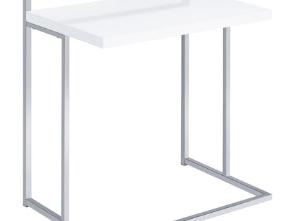 Rectangular Top Snack Table - White