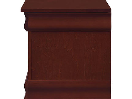 Chest With Curved Moldings And Bracket Feet - Brown