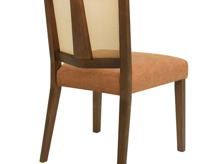 Mid Century Rattan Dining Chair Without Arms Set