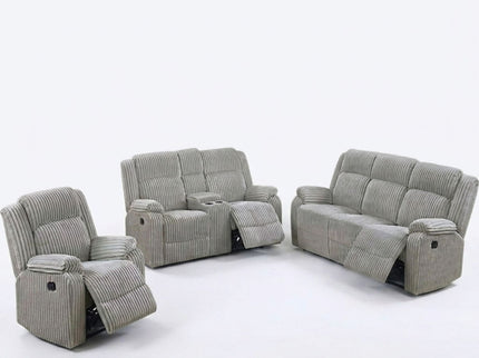 Modern Living Room Set With Pillow Arms