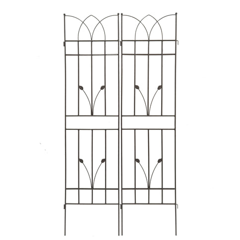 Metal Garden Trellis Rustproof For Climbing Plants Outdoor Flower Support