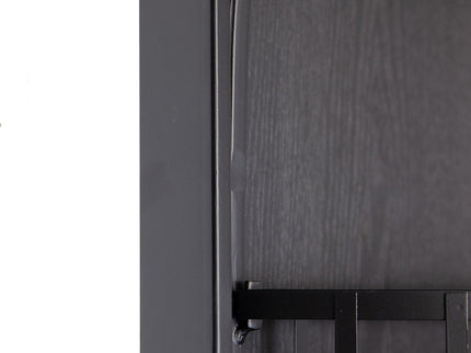 Full Length Standing Mirror, 360° Swivel Floor Mirror For Bedroom - Black