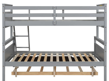Bunk Bed With Ladder And Safety Guardrail