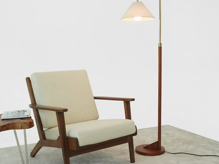Floor Lamp, Standing Light For Living Room - Brown
