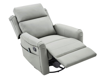 Manual Recliner Swivel Rocking Chair With 8 Point Massage And Heating