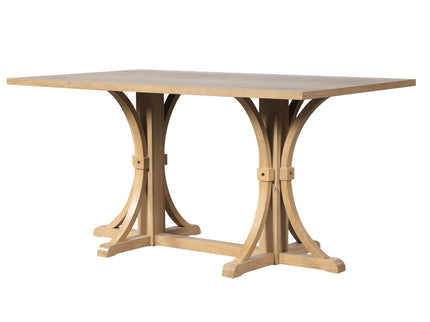 Dining Table With Trestle Base