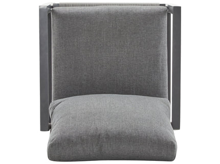 Modern Lounge Chair With Rope Accents And Cushions