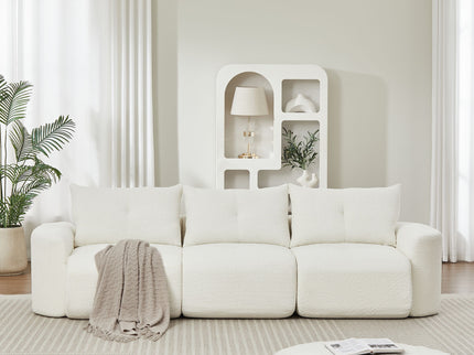 3 Seater With Thickened Armrests Sofa For Living Room