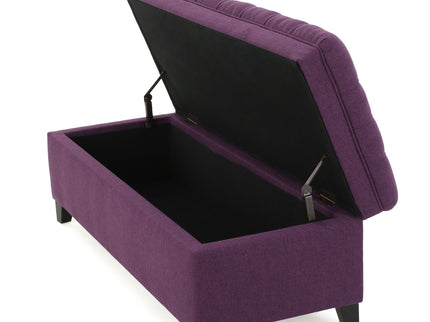 Juliana - Storage Ottoman With Birch Legs