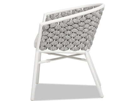 Rowan - Rope Barrel Back Patio Dining Chairs (Set of 2) - Optic White