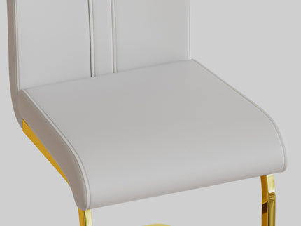 Side Dining Room Chair, Padded Seat High Back