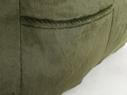 Beanbag Chair, Beanbag Sofa Chair With Armrests Stuffed High Density Foam