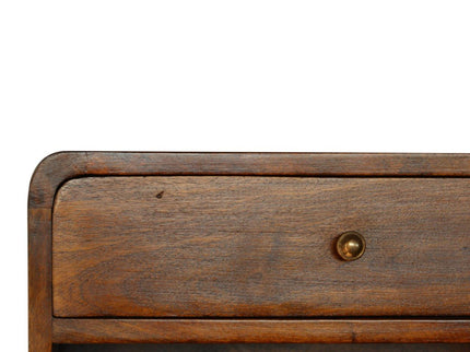 Curve Upper Slot Floating Nightstand