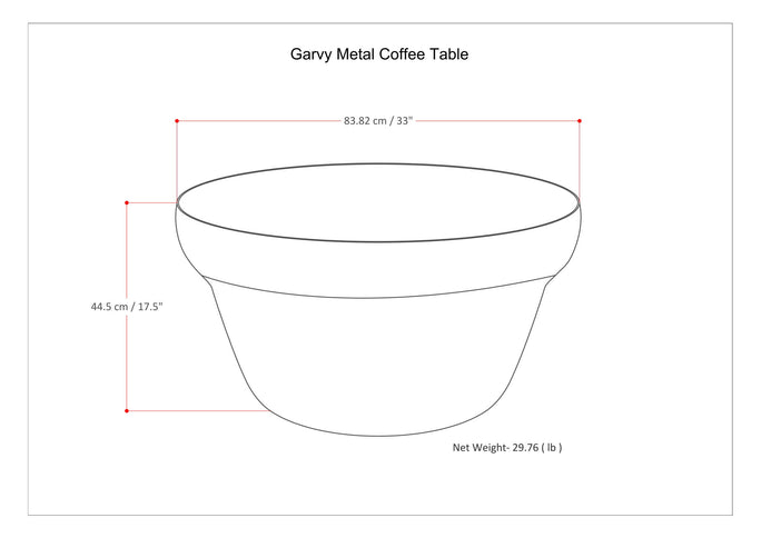 Garvy - Coffee Table - Rustic Bronze