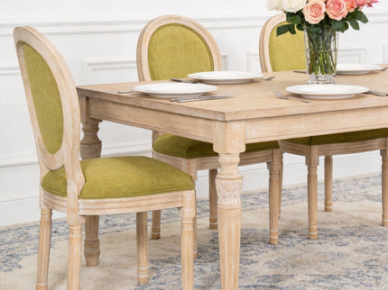 Upholstered With Round Back Dining Chairs (Set of 2)